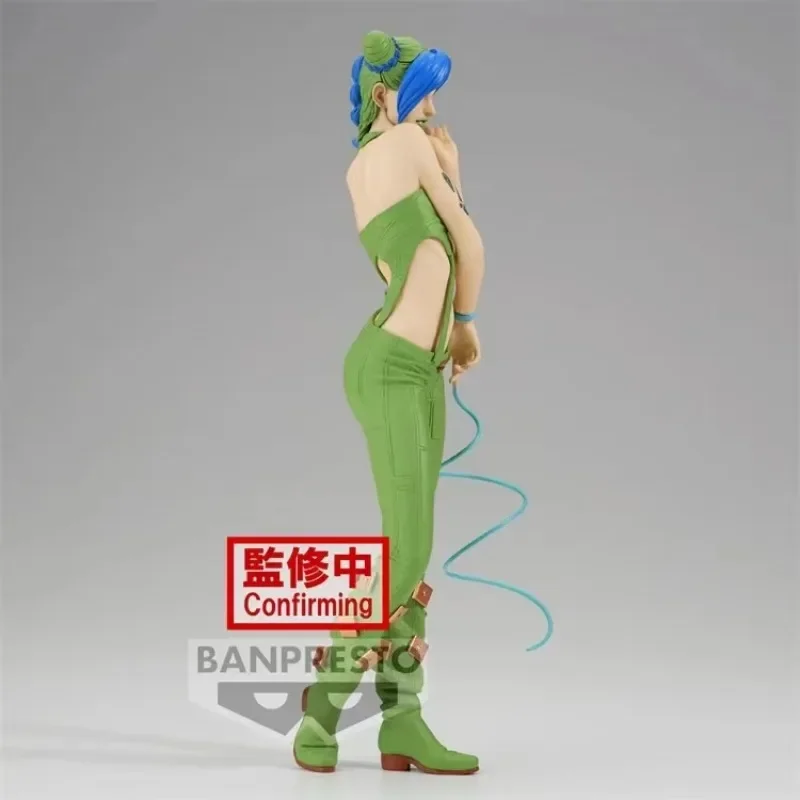 Bandai Genuine Glasses Factory JoJo's Bizarre Adventure Stone Sea Anime Figure Jolyne Cujoh Action Figures Model Statue Toy