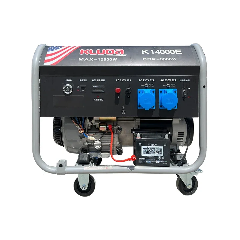 

220V 230V Gasoline Generator Variable Frequency 9kw 10.5kw High Power Outdoor Construction Portable