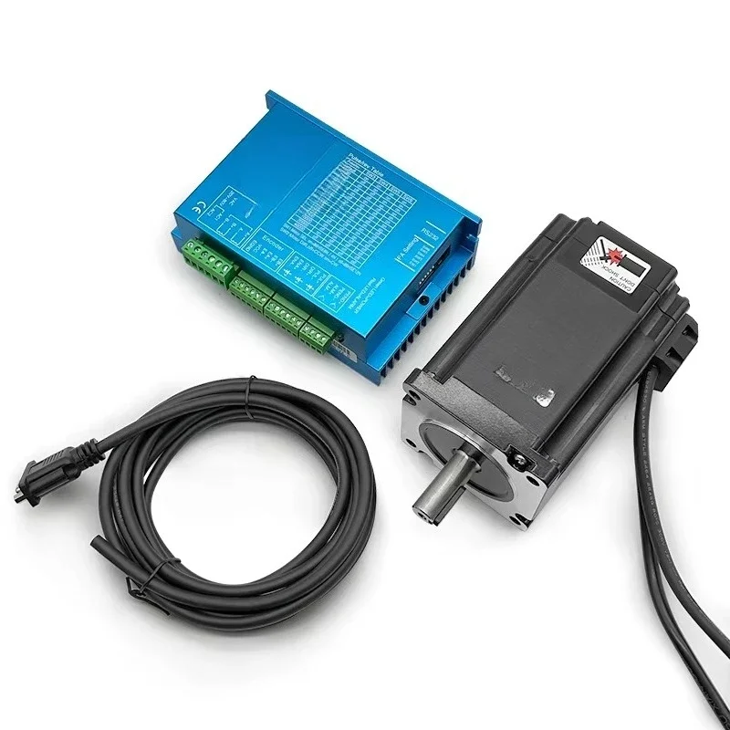 4-Axis 8N.m 1200oz.in hybrid stepper motor Closed-loop NEMA 34 stepper motor with controller numerical control kit