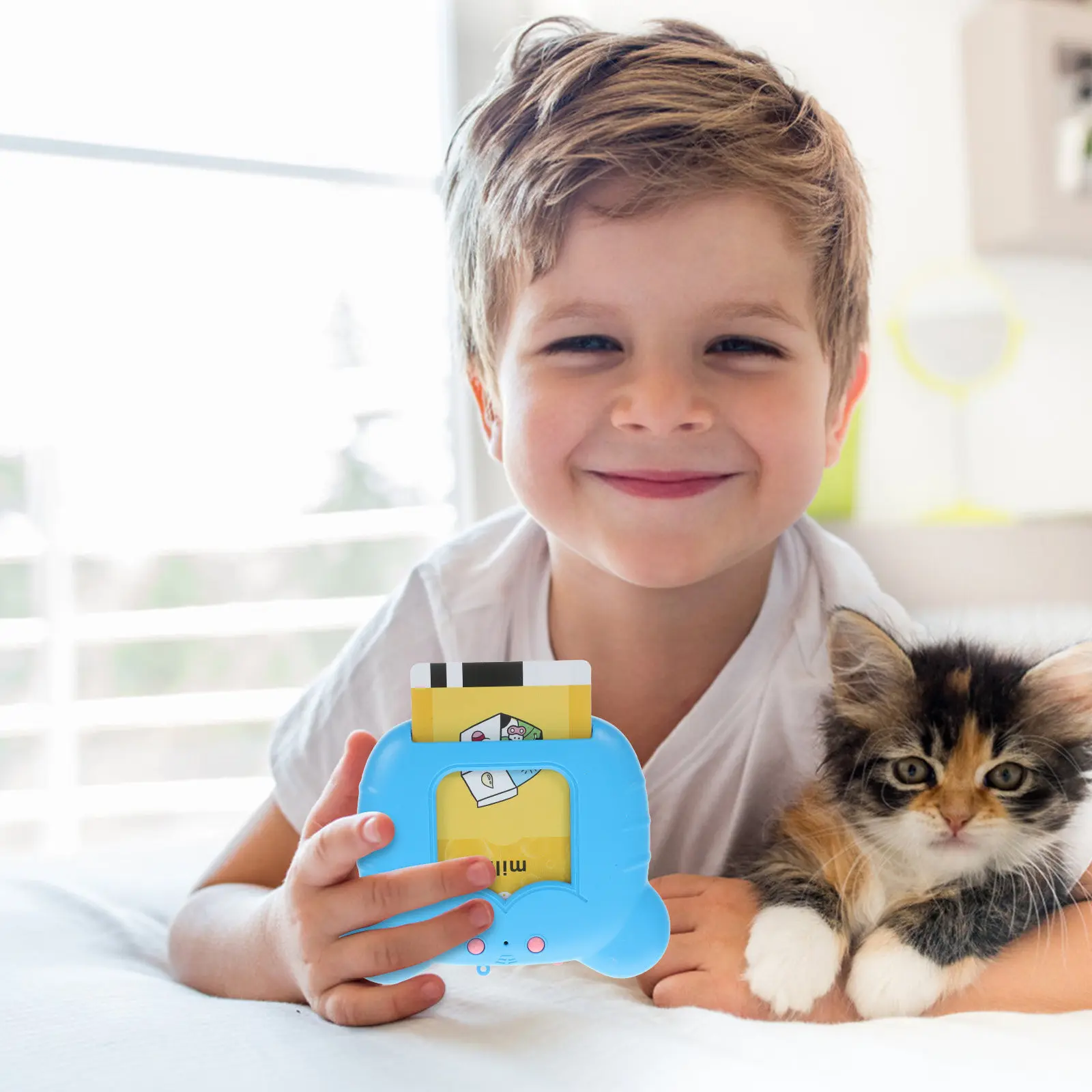 

Набор для изучения английского языка для малышей: пластиковый обучающий аппарат для чтения с цветными карточками, распознавание букв, развитие словарного запаса