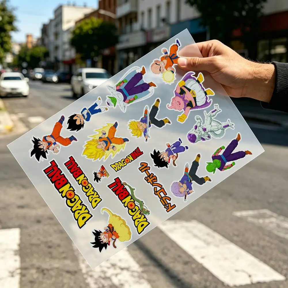 

Anime Dragon Ball Universal Reflective Tape Sticker Car Motorcycle Bicycle Helmet Safety Warning Decal Waterproof Durable