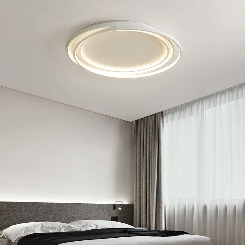 Plafoniera per camera da letto 2024 Nuovi apparecchi a LED Semplice e moderno Lampada da camera ultra sottile Ristorante Soggiorno Plafoniera bianca