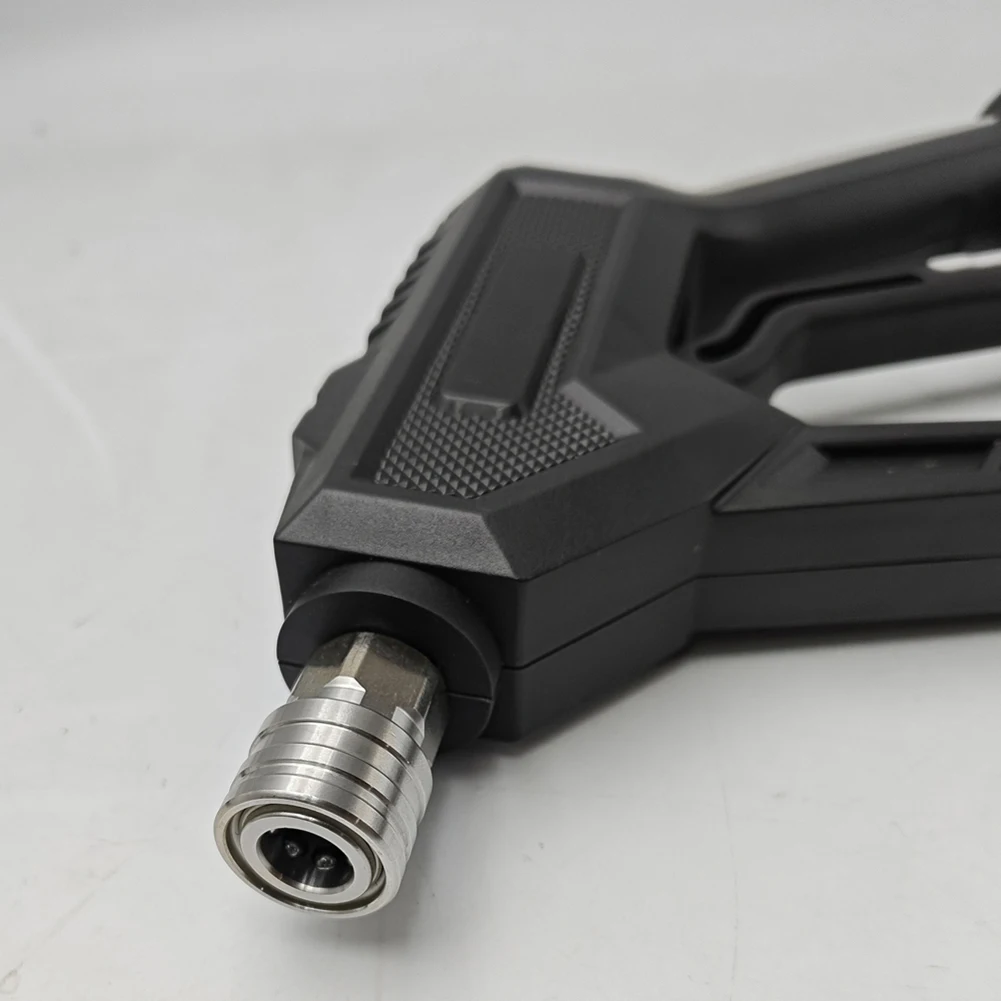 Pistola de lavadora de pressão curta com conector rápido de 1/4 de polegada, pistola de pulverização de alta potência, alça de lavadora de pressão para lavagem de carro