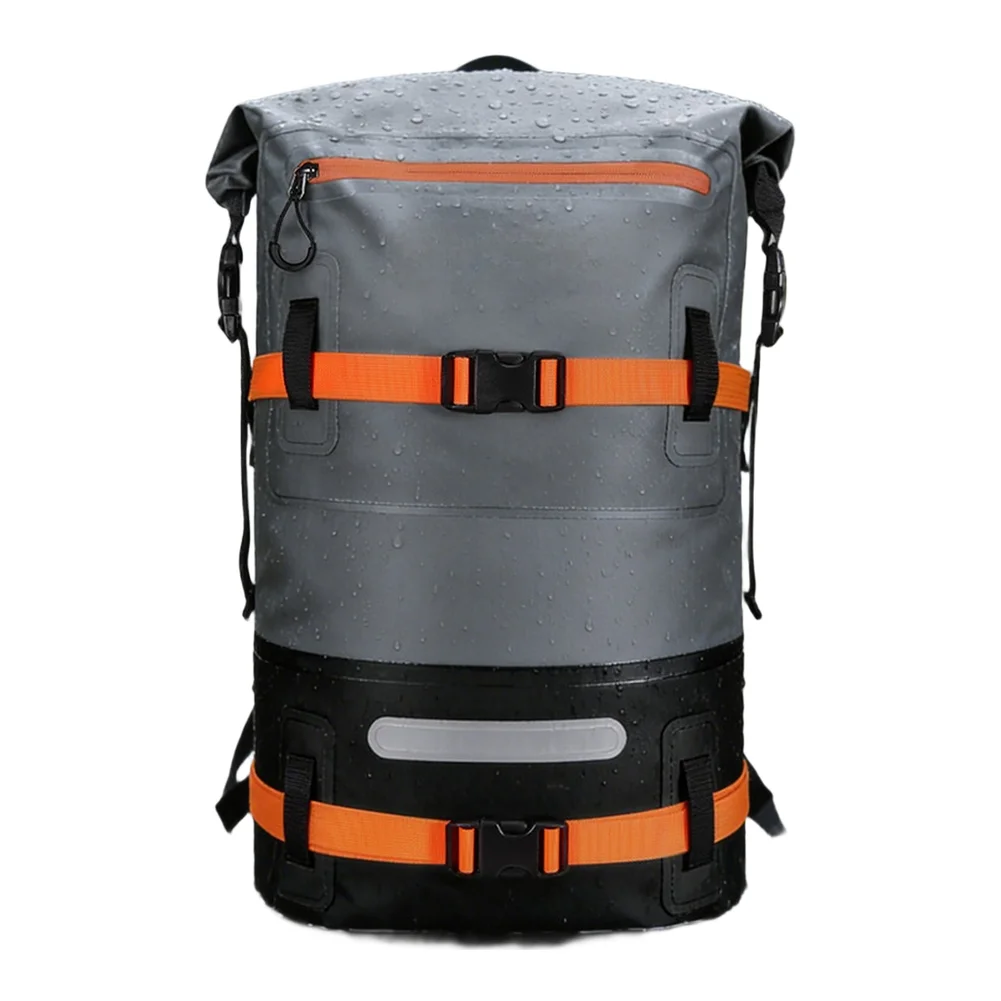 /Waterproof /PVC /Backpack 35L For Hiking Camping Skiing Cycling Fishing Diving Mountaineering Outdoor Sports Rucksack Bag
