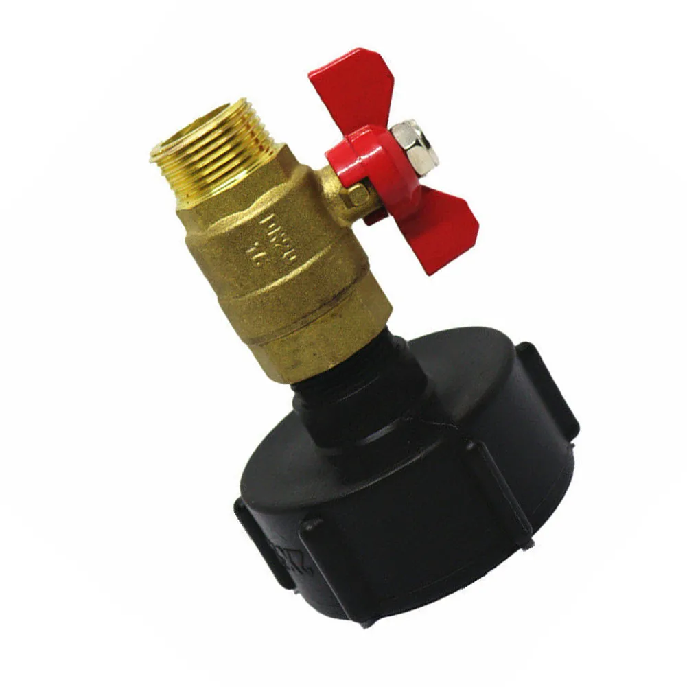 High Quality Hot Sale Brand New Tank Adapter Valve Connector 275 330 Gallon IBC Anti-acidic Anti-corrosivee Black