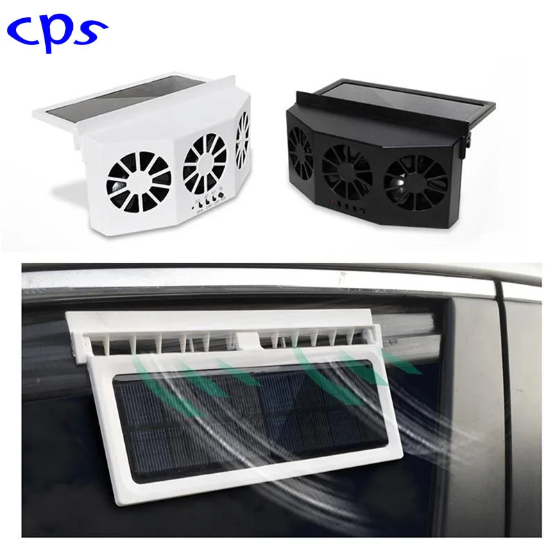 Car Auto Fan Cooling Exhaust Ventilating Fan 3 Portable Cooler Solar Fan Energy Exhaust Vent Air Cooler Conditioner Safe