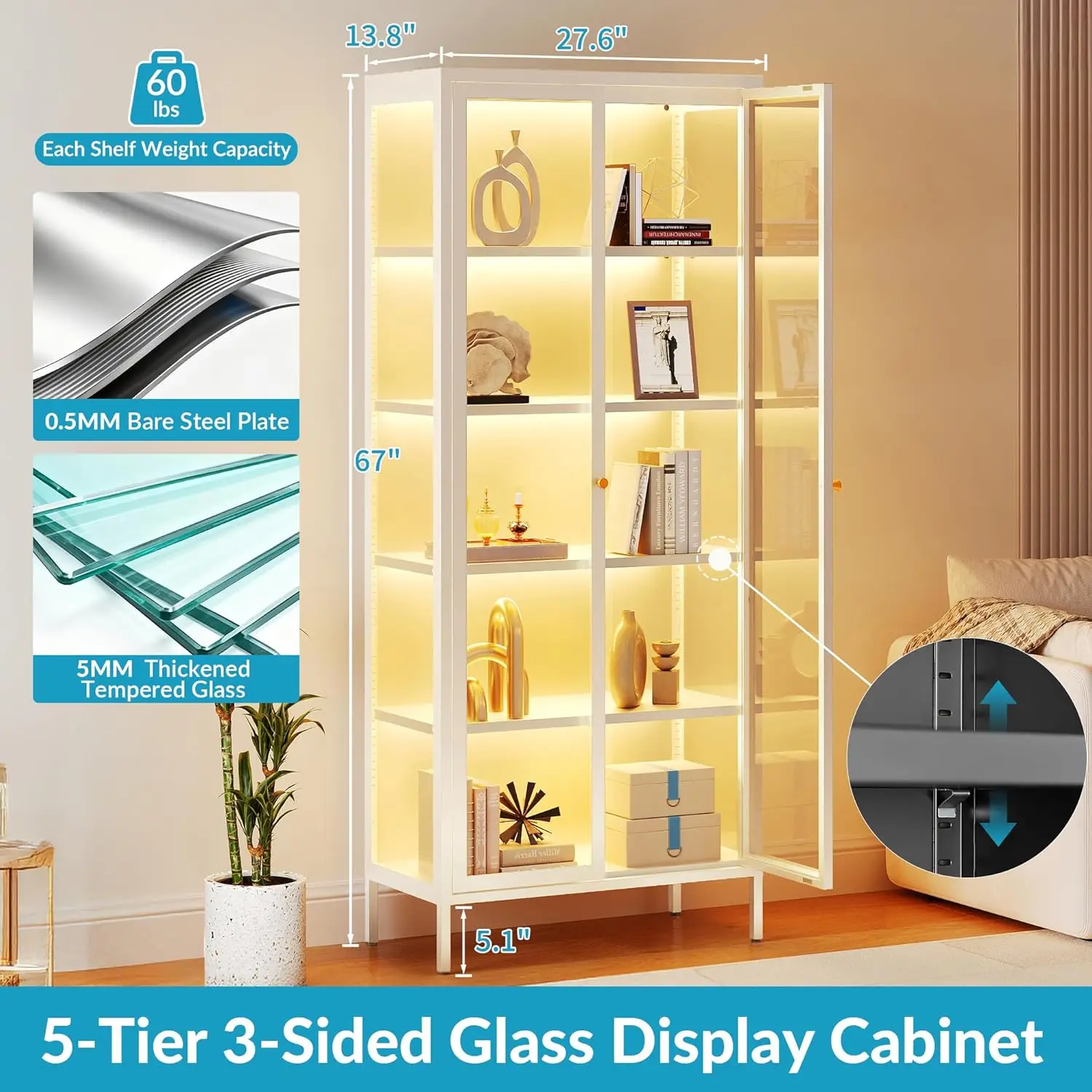 Thumbnail 2 - #17 Latest Glass Display Cabinets Offers