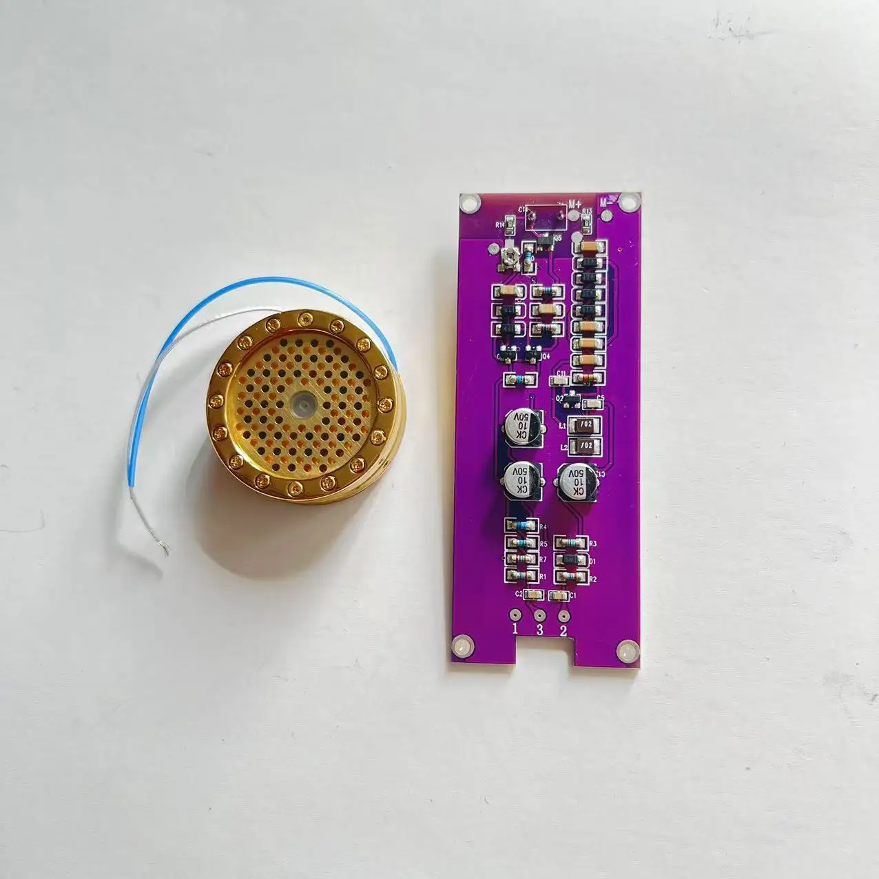 1 مجموعة 34 مللي متر قطر مكثف هيئة التصنيع العسكري النوى مع لوحة دوائر كهربائية وحدة لوحة كبيرة szie 85MMX33MM