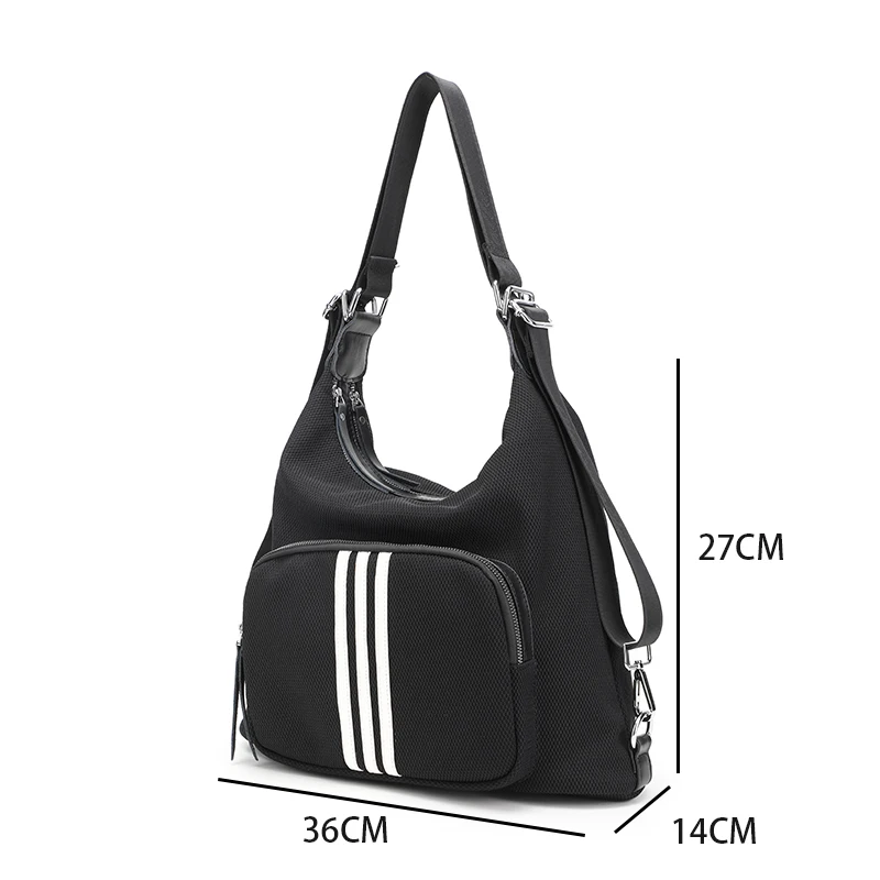 Large Capacity Backpack for Sports, Commute, and Travel - Adjustable Strap, Fashionable and Durable Nylon Bag