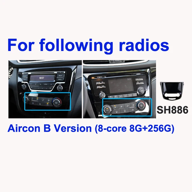 SINOSMART 8-Core A7870 Android GPS for Nissan Qashqai J11 X-Trail T32 Rogue 2014–2021 with OEM NAV Support BOSE 360 Camera image 3