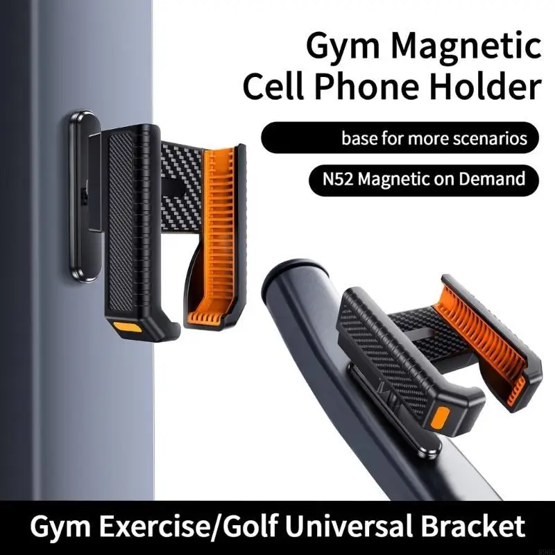 

Aluminum Phone Mount Cellphone Holder For Gym Bag Storage Fitness Enthusiasts 4.3-7Inch Devices 896C