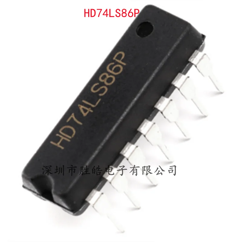 

(10PCS) NEW HD74LS86P HD74LS86 Logic-Grid and Inverter Straight In DIP-14 HD74LS86P Integrated Circuit