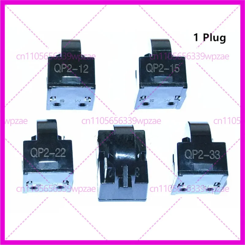 10pcs new for Refrigerator fittings freezer PTC starter thermal protector relay QP2-12 QP2-22 QP2-22 QP2-33 QP2-15 Plug
