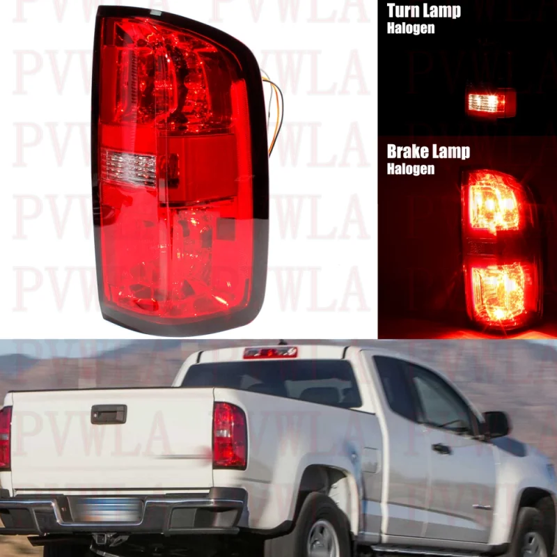 

Right Side Tail Light Rear Lamp With Line+Bulbs 84169778 For Chevrolet Colorado 2015 2016 2017 2018 2019 2020 2021