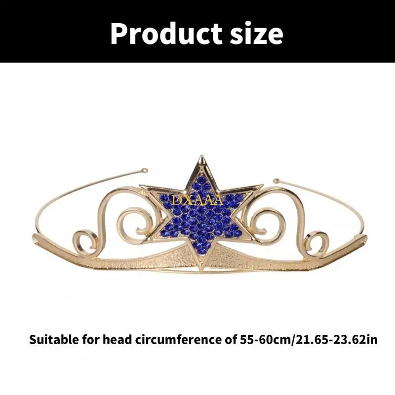 تيجان نسائية لافتة للنظر من DXAA، غطاء رأس زفاف عالي التحمل لحفلات الزفاف واحتفالات أعياد الميلاد #6