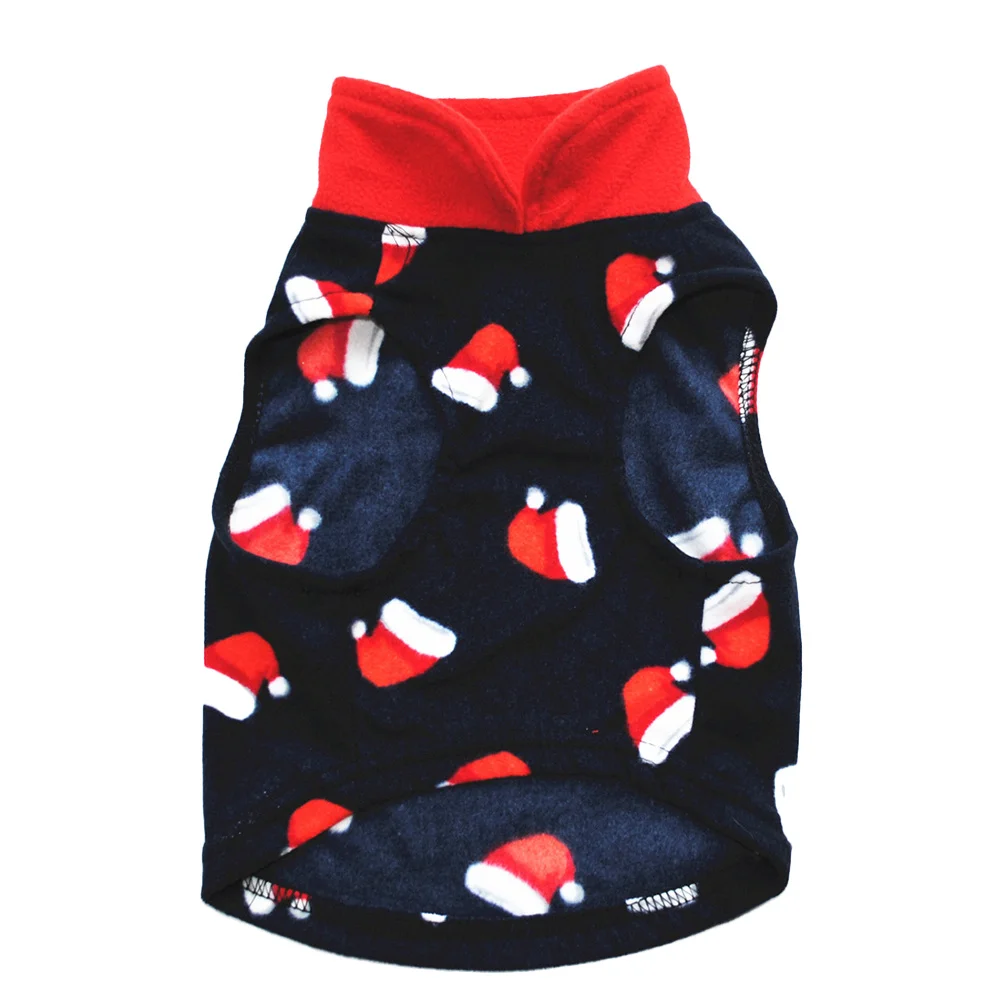 

Size M Christmas Hat Pet Garment for Dogs Warm Cozy Winter Clothes Soft Stretchy Fabric Ideal for Holiday Parties Autumn