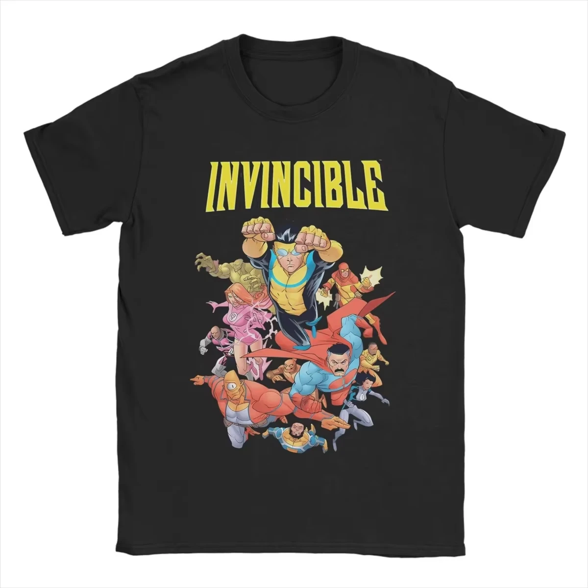 Invincible Variant Graphic T Shirt Men Women Oversized Manga Cotton Hot Sale Short Sleeve Summer Top Unisex Streetwear Y2K Tops