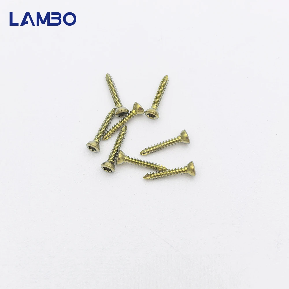 1.1mm Titanium Self-tapping Cortical Screws Pet Veterinary Orthopedics Implants Veterinaria Accessories Surgical Instruments