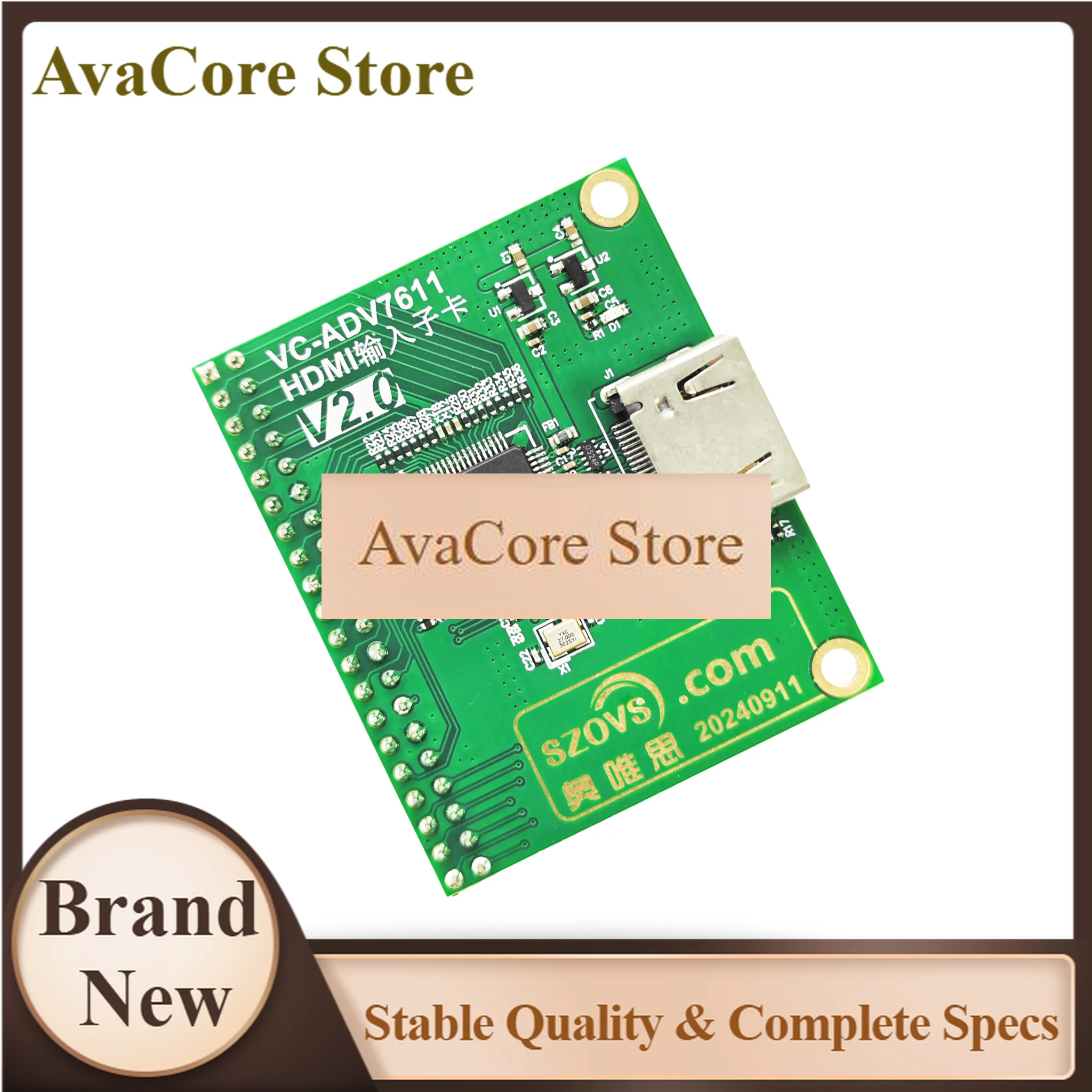 AvaCoreAdv7611 Module Input Sub-card Supports Rgb Yuv Bt656 To Provide Fpga Input Engineering