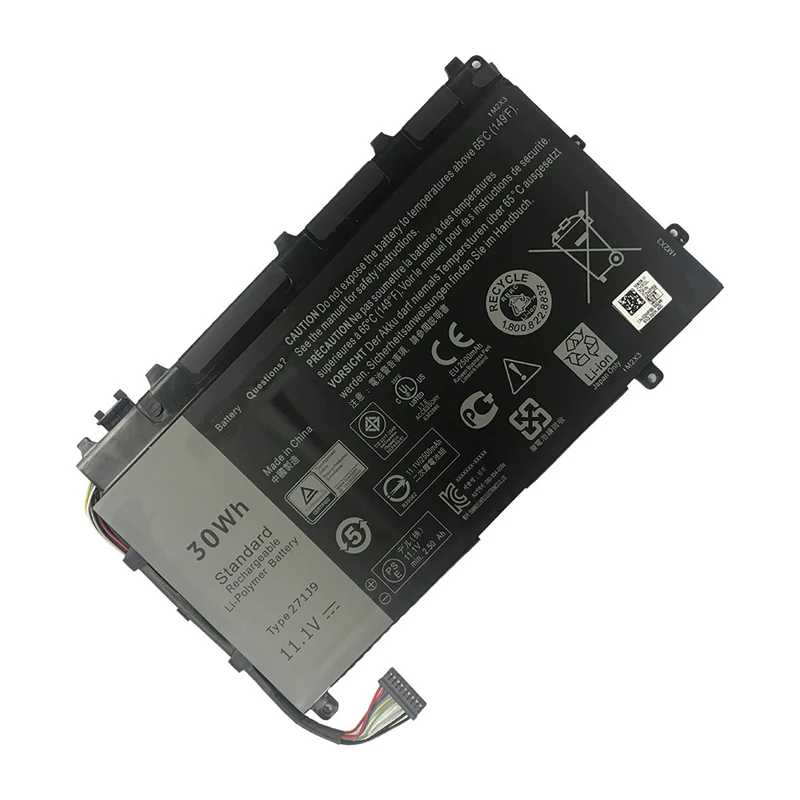 271J9 Laptop Battery for DELL Latitude 13 7000 7350 E7350 E5470 Series P58G001 YX81V 0YX81V 3WKT0 GWV47 MN791 11.1V 30Wh/2500mAh