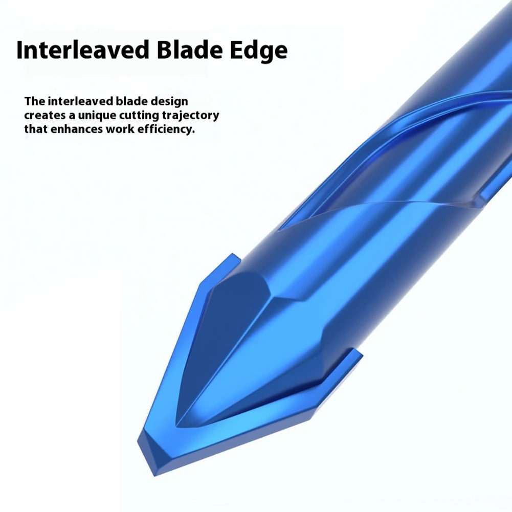 

Eccentric Twist Drill Bit 6/8/10/12mm Highs Strength Eccentric Drill Bit Skewed Head Drill Bit Set for Glass Tile Wood