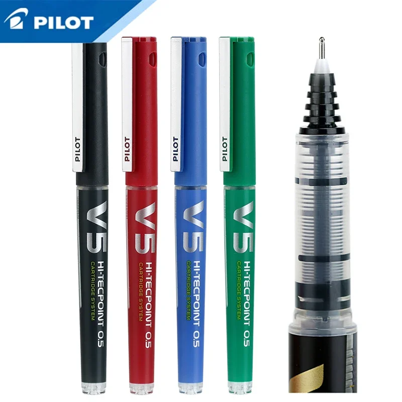 

3/4/6/12/24Pcs PILOT BXC-V5 direct liquid type gel pen 0.5mm large capacity replaceable ink tank BX-V5 upgraded version