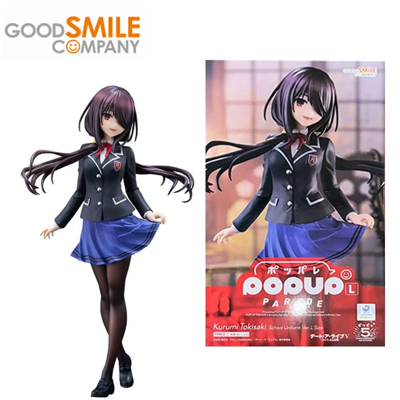 

Good Smile Genuine POP UP PARADE DATE A LIVE Kurumi Tokisaki Школьная форма Версия. Аниме-фигурки размера L, игрушки для детей, подарок