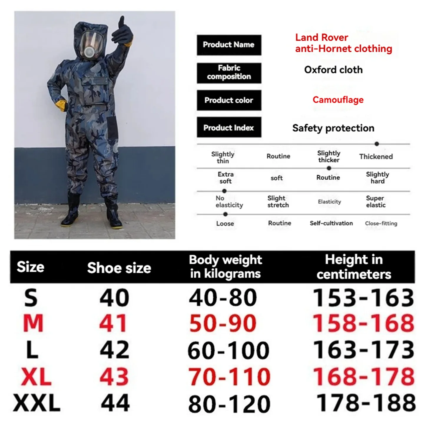 Full Body Camouflage Beekeeping Suit with Veil Gloves Boots Breathable Fan Cooling Anti Hornet Wasp Sting Protection Set