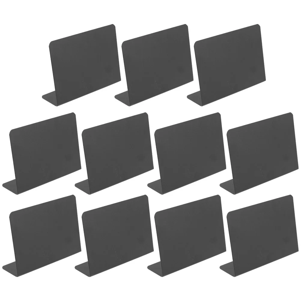 

12pcs Mini Chalkboard Signs Rewritable PVC Blackboards Small Message Boards Display Signs Price Boards Restaurant Menu