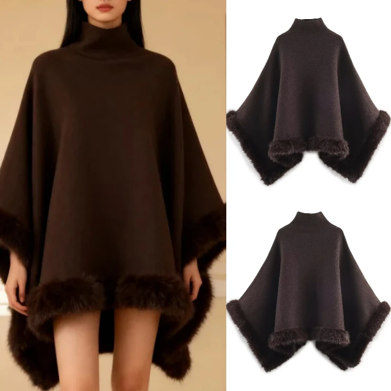

2025 Fall/Winter New Fashionable Elegant High-end Artificial Fur Cardigan Style Coat