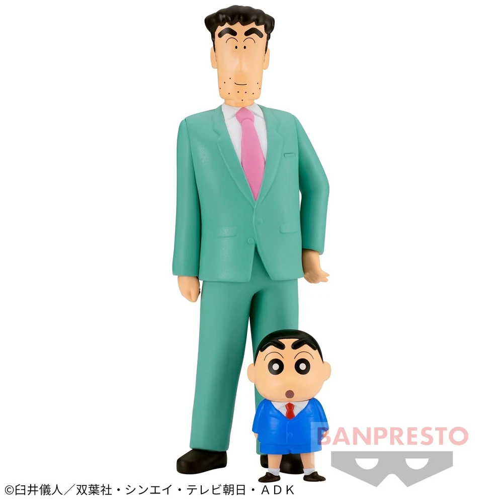 In Stock Original Banpresto Nohara Family Crayon Shin Chan Figure Anime Genuine Model Toy