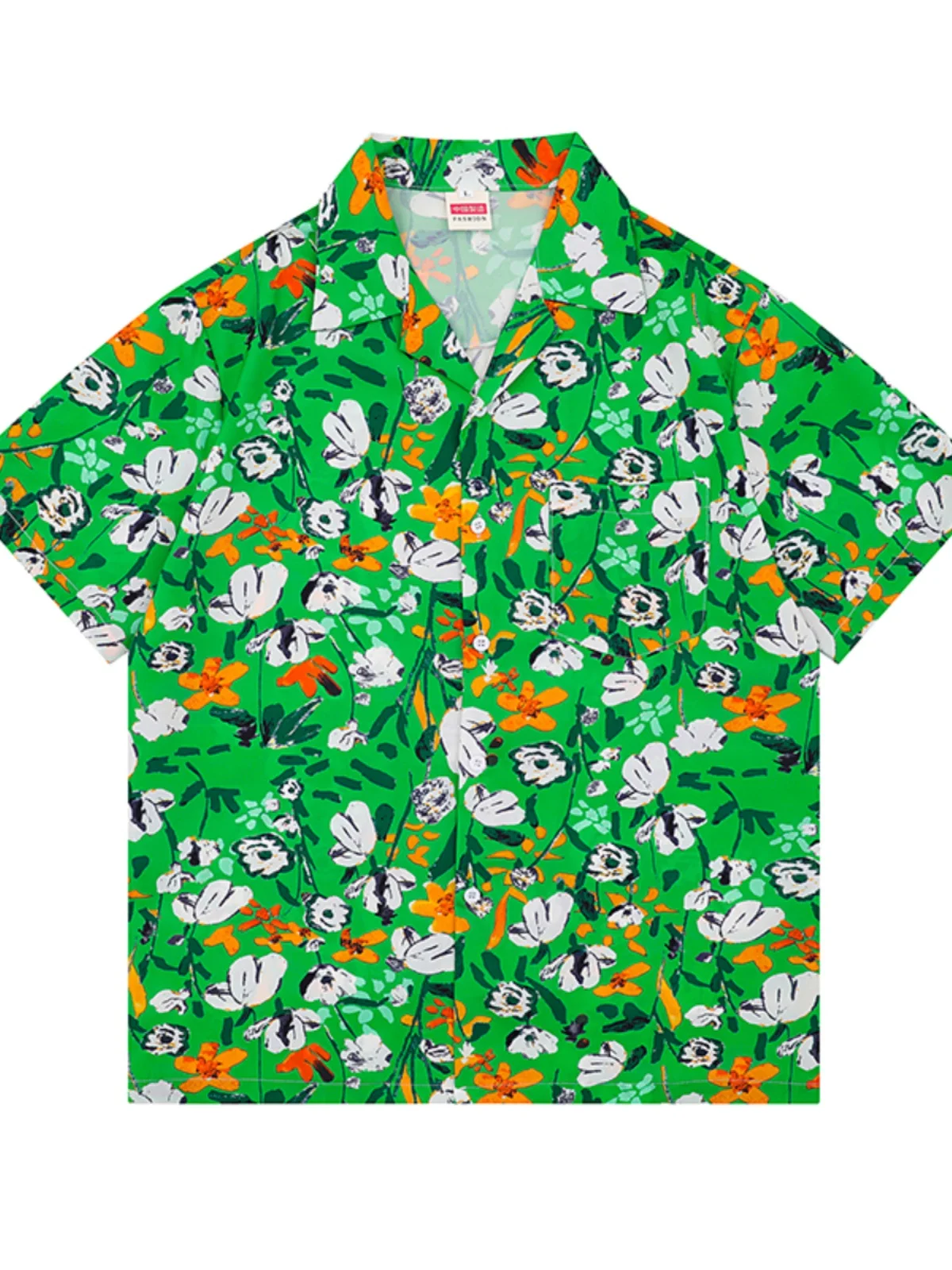 

Мужская рубашка с цветочным принтом Hawaii Flower, летняя, тонкая, с коротким рукавом, повседневная, свободного кроя, дышащая, из смесового полиэстера, весна-лето.