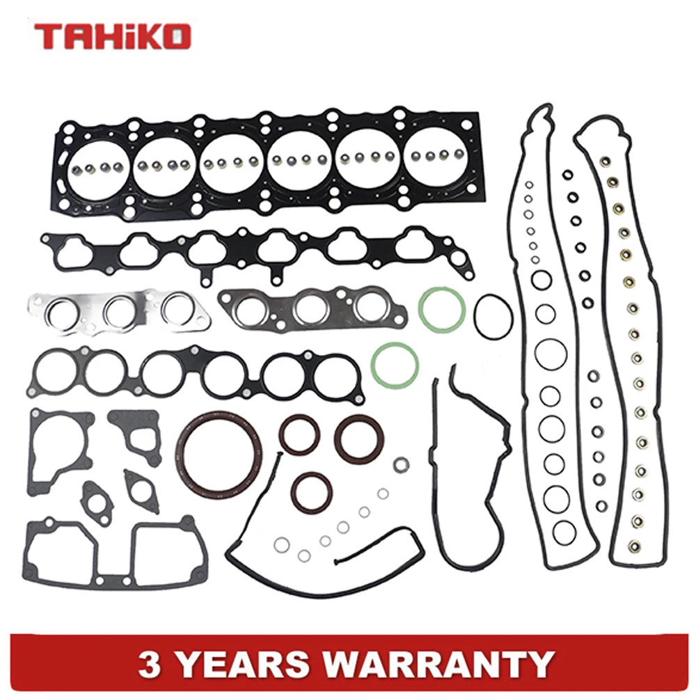 

FULL HEAD OVERHAUL ENGINE GASKET Set Fit for 3.0 Supra 1993-97 Lexus GS300 SC300 91-97 2JZGE 24V VRS