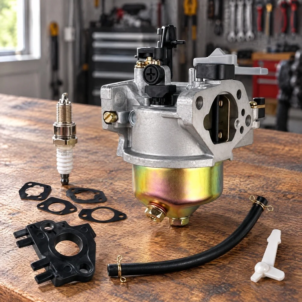Carburetor Kit for Honda For GX390 For GX340 Engine 420cc 339cc 459cc 16100-ZF6-V01 Replacement for Lawn Mower Generator Pump