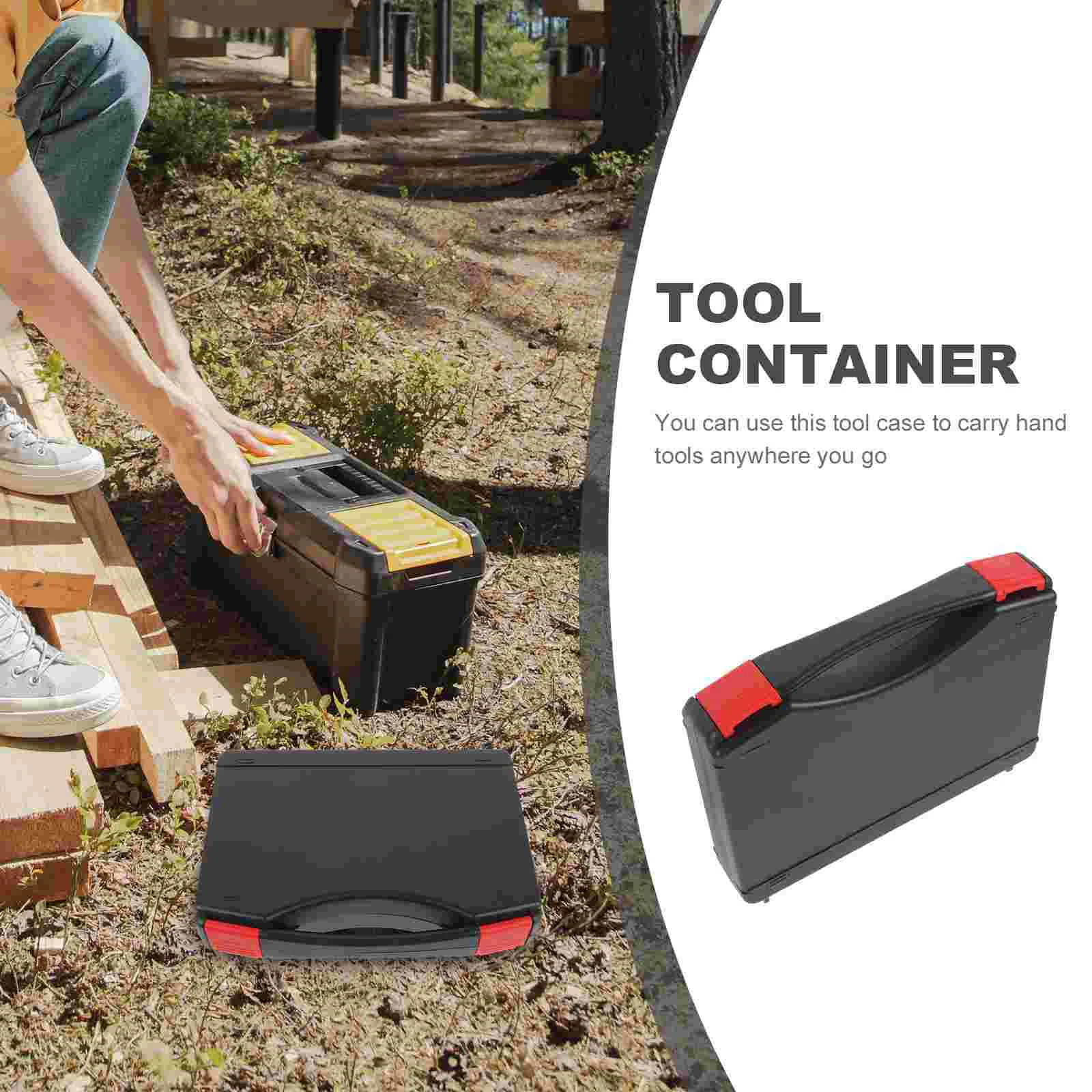 Mini Tool Container Storage Box Cutlery Organizer Small Case Electrician Carry-out Travel