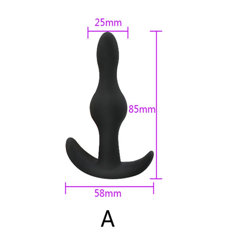 Soft Anal Dildo Butt Plug of Anal Sex Toys Prostate Massager Adult Gay Anal Plug Beads G-spot Erotic Sex Toys For Men Women