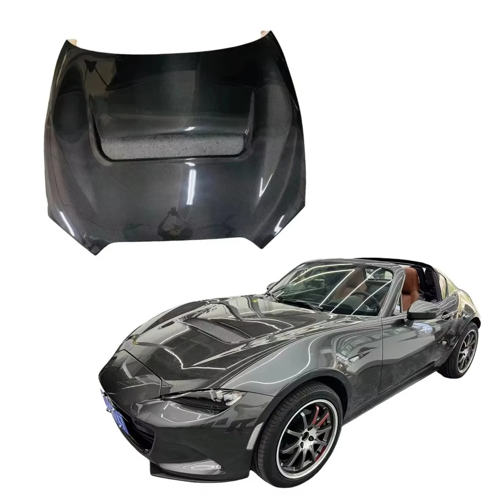 

High Quality Carbon Fiber Engine Hood Bonnet For 2016-2025 Mazda Miata MX5 ND Miata RF