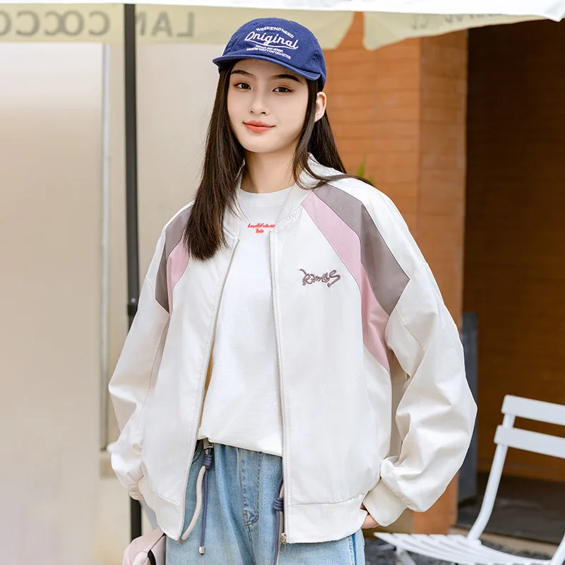 Novo sle estudante do ensino médio jaet primavera outono beisebol orm grandes crianças adolescentes faculdade sle topo na moda algodão redondo ne