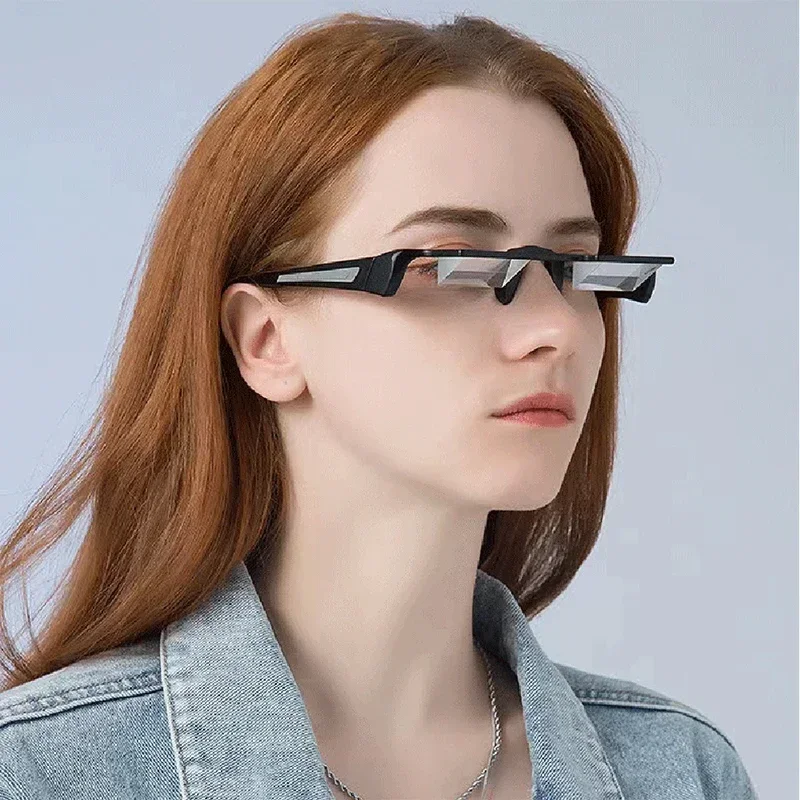 نظارات انكسارية موشورة ، نظارات أفقية خفيفة الوزن 90 درجة ، كتاب قراءة ، مشاهدة التلفزيون والكذب ، نظارات شمسية لصيد الأسماك