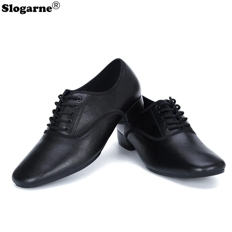 2024 New Modern Dance Shoes Men Ballroom Dancing Soft Rubber Sole Suede Sole Optional Large Size 46 Male Jazz Latin Shoes Tango