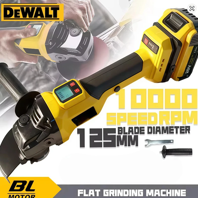 

Бесщеточная угловая шлифовальная машина Dewalt с 3 скоростями, аккумуляторная, для резки и обработки дерева, совместима с аккумуляторами Dewalt 20V.
