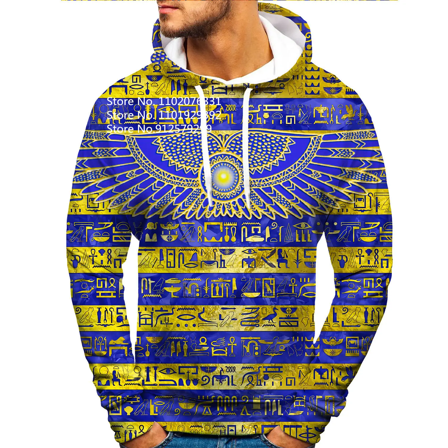 Fashion Hoodies Egypt Pharaoh 3D Print Sweatshirt Men Women Casual Streetwear Hoodie Harajuku Egyptian Coats Clothing