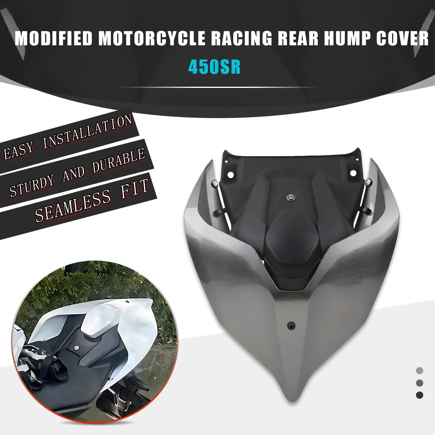 

For 450SR Motorcycle Rear Seat Cowl Modified Rear Hump Tail Cap Fairing Competition Combat Tail Accessories Fit For 450sr