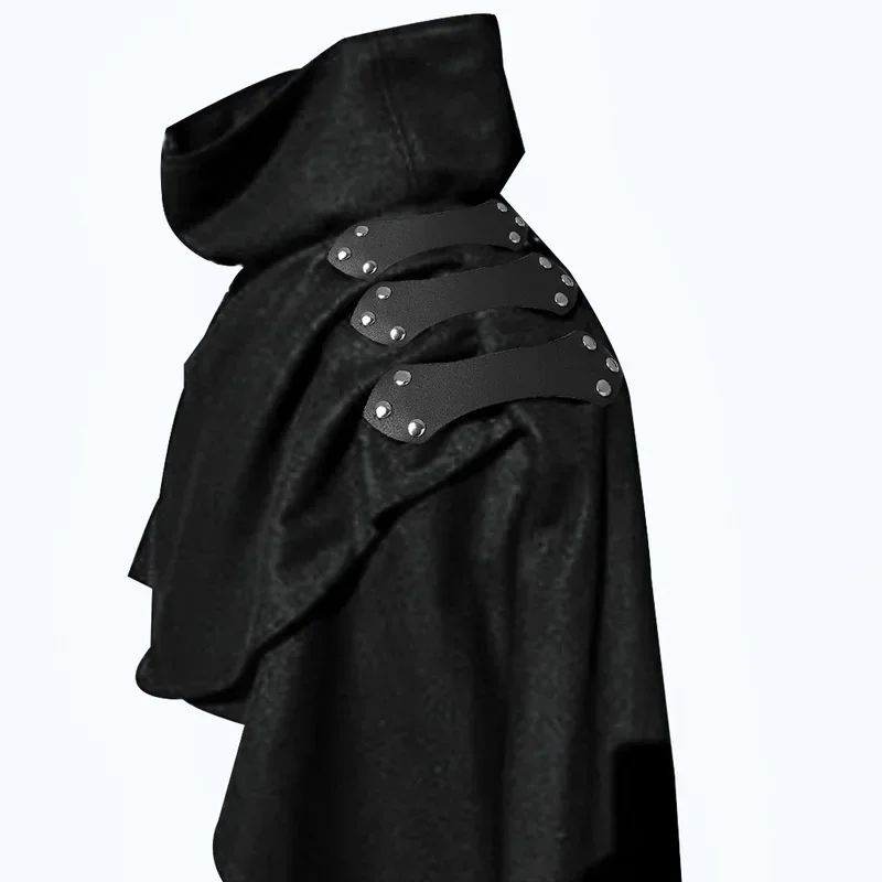 Costumi da uomo medievali accessori Warrior vichingo aristocratico Assassins Knight scialle Cape Women Renaissance Cosplay Armor