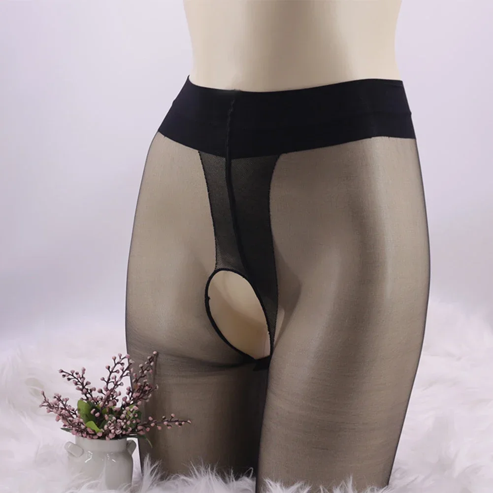 Liền Mạch Mở Đáy Quần Gợi Cảm Chắc Chắn Vớ Nam Quần Bodyhose Quần Lót Quần Lót Trong Suốt Dương Vật Túi Vỏ Tất