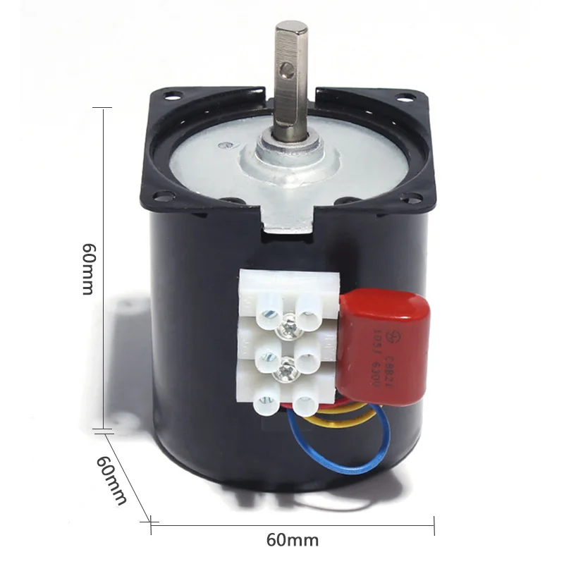 Imagem -04 - Micro Gear Motor com Ímã Permanente Motor de Engrenagem Síncrona Baixa Velocidade 60ktyz 50hz 220v ac 14w 25 Rpm