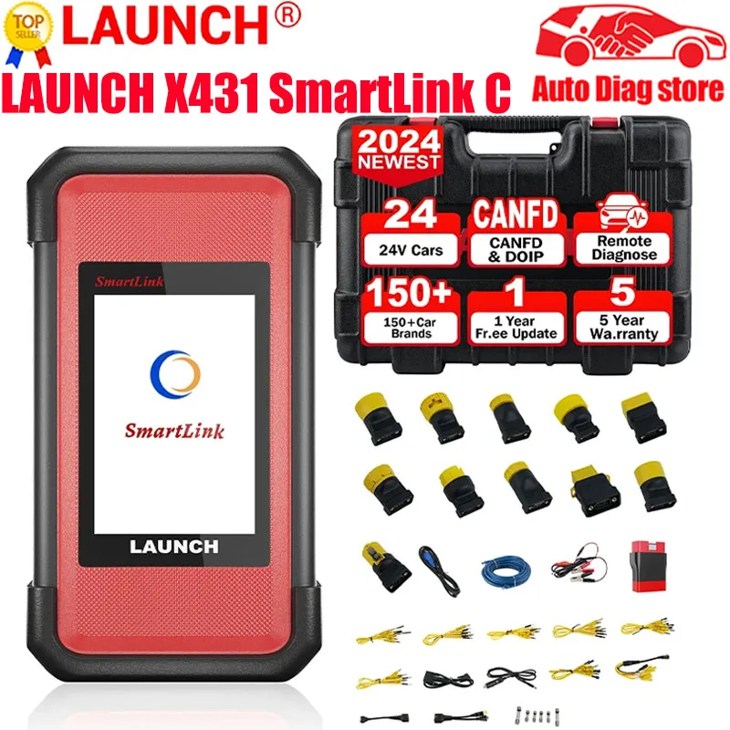 

LAUNCH X431 HD SmartLink C 2.0 heavy truck Module new HD3 Diagnostic Truck/Machinery/Commercial Vehicle work on PRO3/ V+/PRO3S