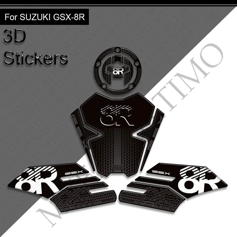 

GSX 8R GSX8R For GSX-8R Suzuki Motorcycle Tank Pad Side Grips Gas Fuel Oil Kit Knee Protection Stickers Decals adhesive2024 2025