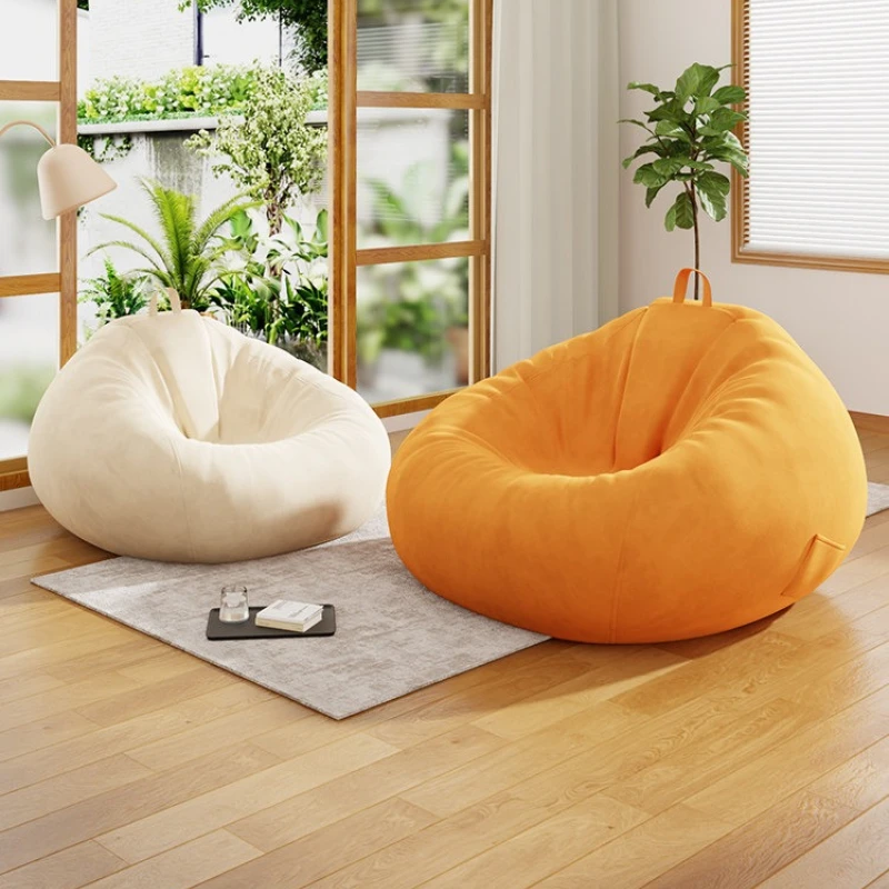 Sofás Bean Bag para Exteriores con Relleno, Sofás Bean Bag Reclinables de Lujo, Sillones Acolchados Simples para Sala de Estar, Puffs, Muebles de Hotel