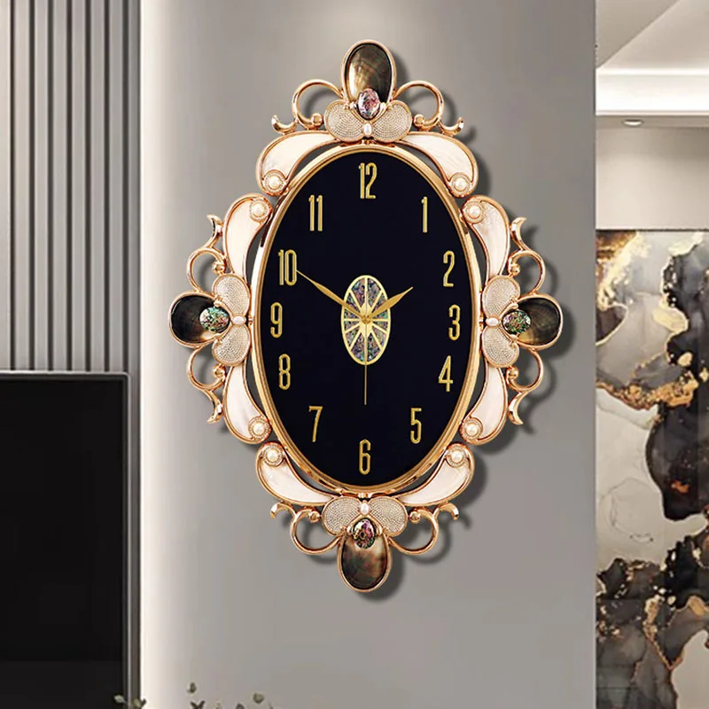 Luxury Interior Wall Clocks Living Room Modern Aesthetic Design Fashion Wall Watch Digital Silent Reloj De Pared Home Decoration